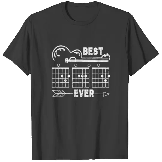Guitar Dad Music Teacher Funny Guitar Chord Lover T-shirt