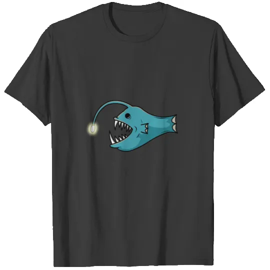 frogfish deep sea fishing retro angler angler funn T-shirt