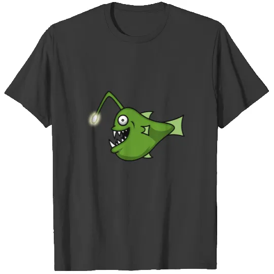 frogfish deep sea fishing retro angler angler funn T-shirt