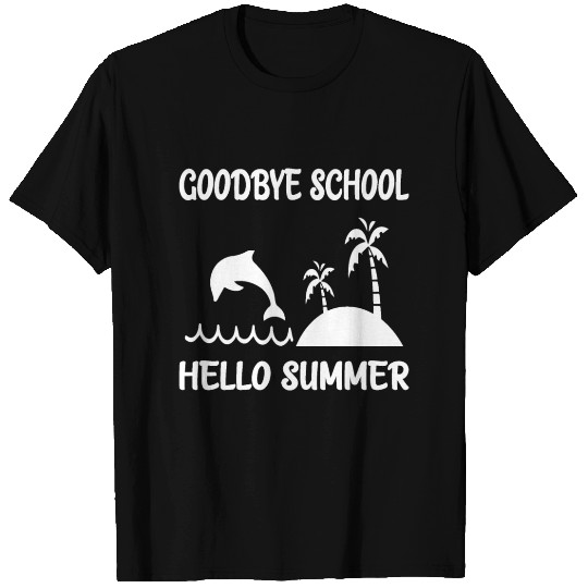 Goodbye School Hello Summer Slim Fit T-shirt
