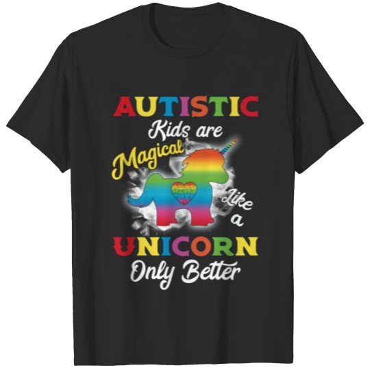 Discover Autism Unicorn Shirt Boys Girls Autism Awareness T-shirt