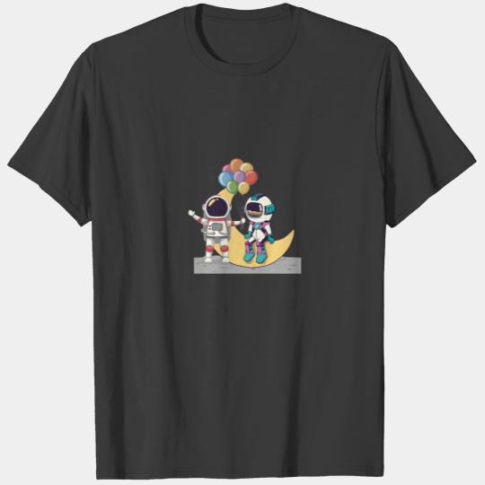 Astronaut Character Outer Space Galaxy Universe T-shirt