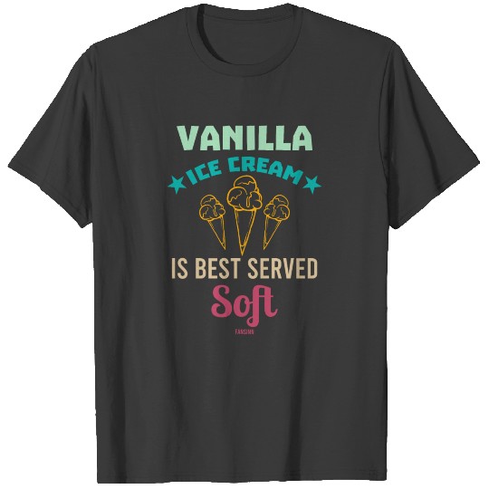 National Vanilla Ice Cream Day Softeis T-shirt