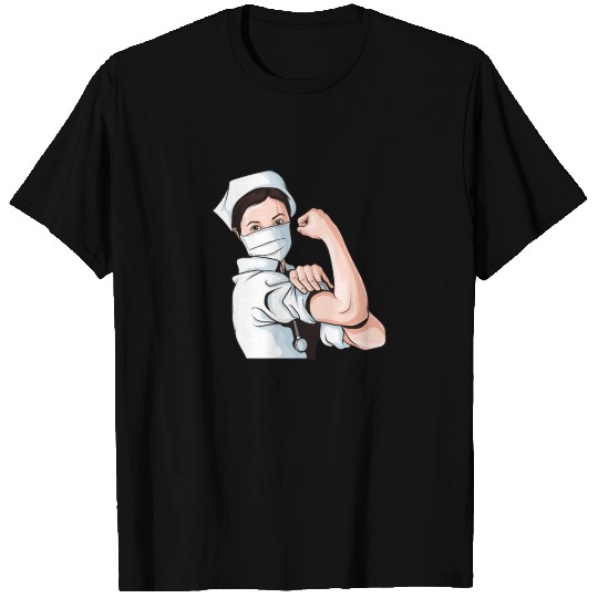 Rosie The Riveter Nurse T-shirt
