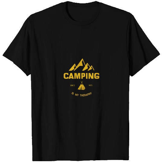 camping is my theraphy T-shirt