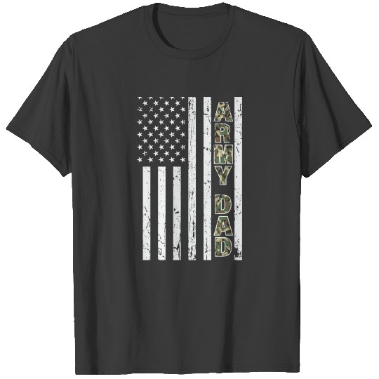 Army Dad USA Flag T-shirt