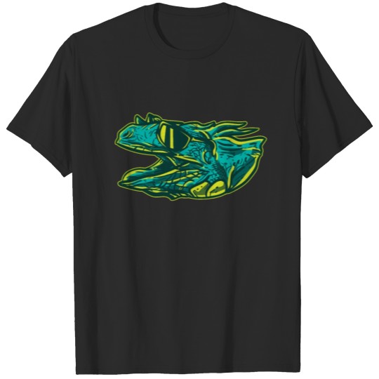 Pet Animal Lizard Reptile Sunglasses Cool Iguana T-shirt