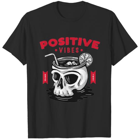 Discover positive vibes T-shirt