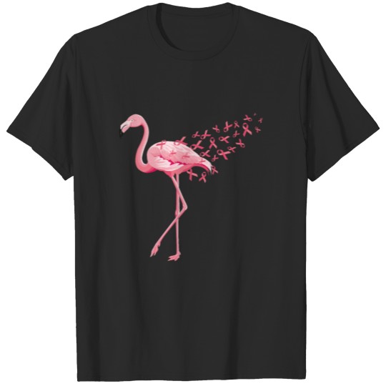 Breast Cancer Flamingo Breast Cancer Awareness T-shirt