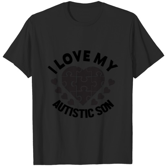Discover I Love My Autistic Son - D3 Designs T-shirt