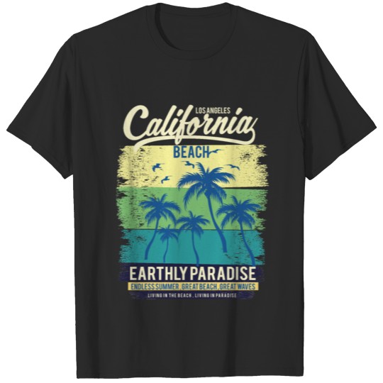 Discover California Beach, Earthly Paradise,Seal Beach T-shirt