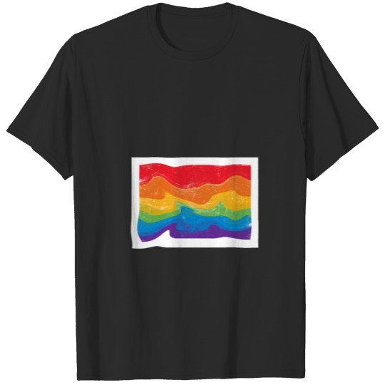 Discover Pride LGBT Heart Flag T-shirt