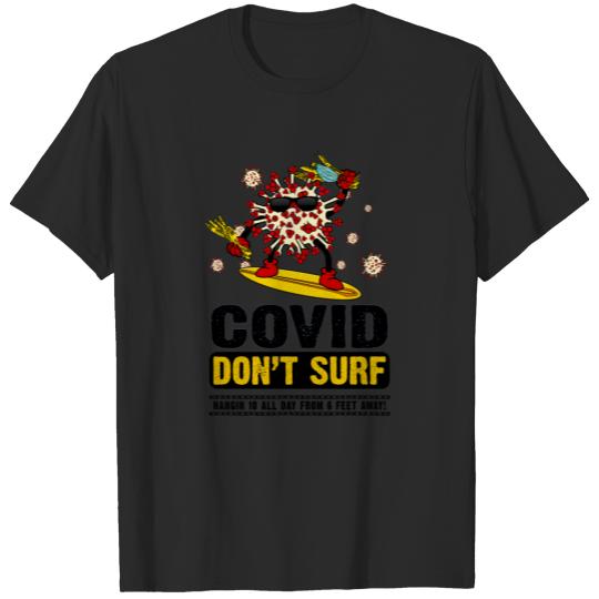Discover COVID DON T SURF - Hangin 10 T-shirt