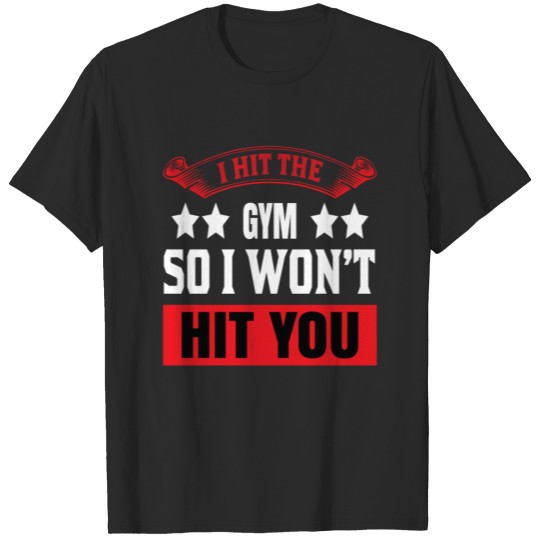 Discover Hit the gym T-shirt