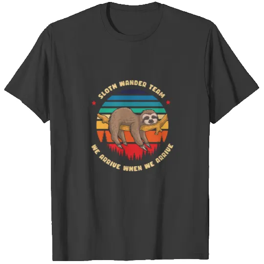 Sloth wander group T-shirt