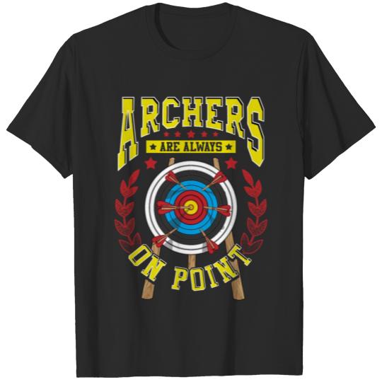 Discover Cute Archers Are Always On Point Funny Archery Pun T-shirt