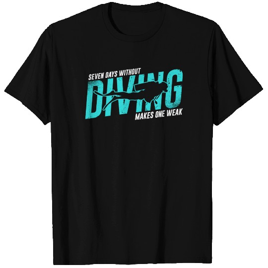 Scuba Diving Funny Word Game T-shirt