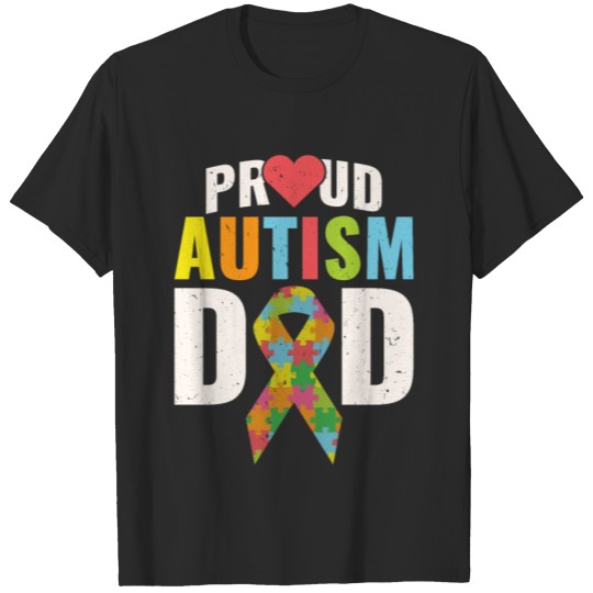 Discover Autism Dad Autism Awareness Autism Superhero T-shirt
