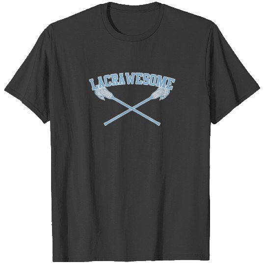 Lacrawesome (light blue text) T-shirt