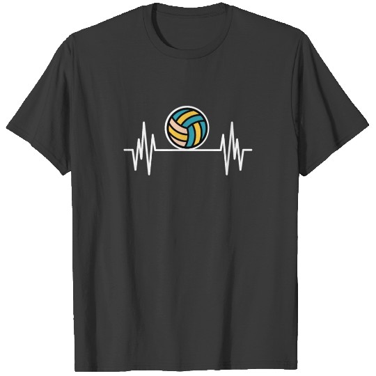 Volleyball Heartbeat Volleyball Coach Sport T-shirt