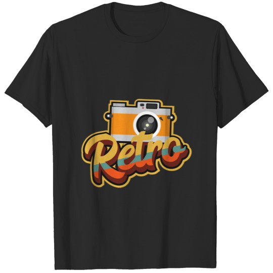 Discover Retro Photography Day Gift Camera T Shirt T-shirt