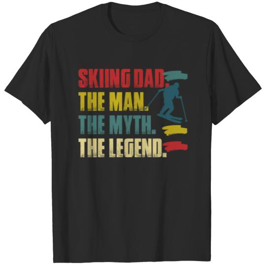 Discover Skiing Dad The Man The Myth The Legend T-shirt