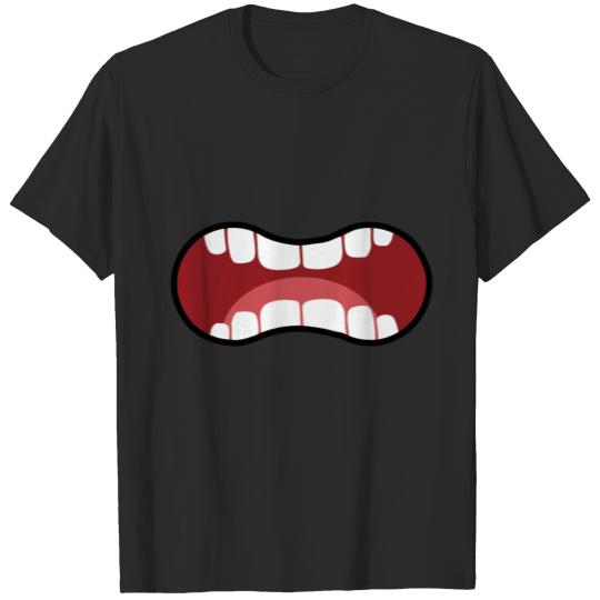 Discover face mask mask face tooth mouth T-shirt