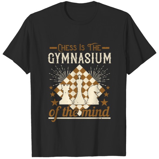 Discover Chess - Chess is the gymnasium of mind T-shirt