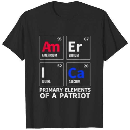 Discover AmErICa | Primary Elements Of A Patriot T-shirt