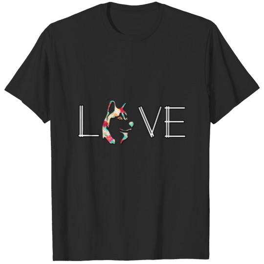 Discover Love Huskies - sebirian dog husky Funny Dog Design T-shirt
