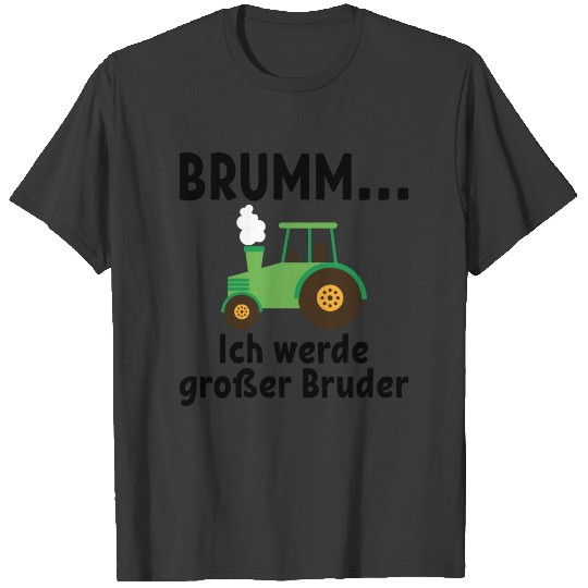 Big brother tractor baby saying gift T-shirt