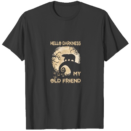Camping Hello Darkness My Old Friend Shirt T-shirt