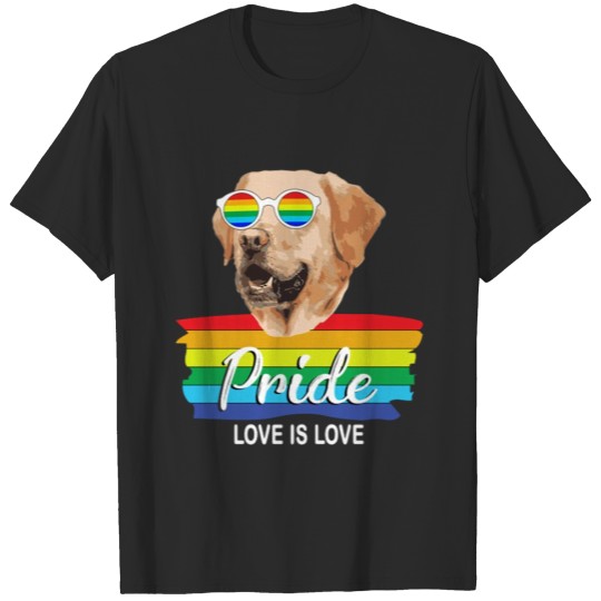 Discover Labrador Pride LOVE IS LOVE LGBT T-Shirt T-shirt