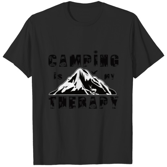 Discover Camping Is My Therapy T-shirt