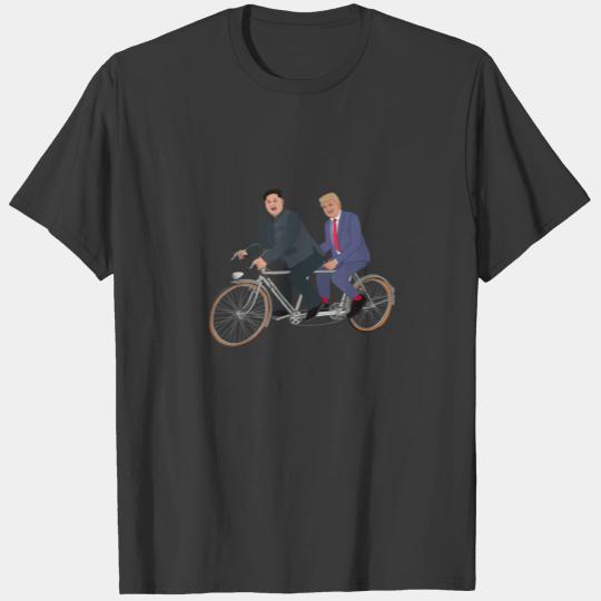 Kim Jong Un Donald Trump Tandem BikeAnti Trump Sh T-shirt