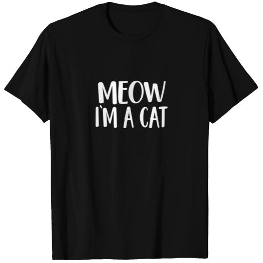 Meow Im A Cat TShirt Halloween T-shirt