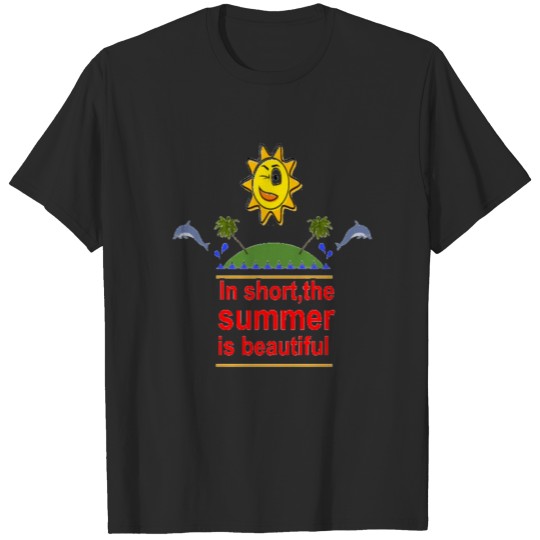Discover Keep calm and love summer T-shirt
