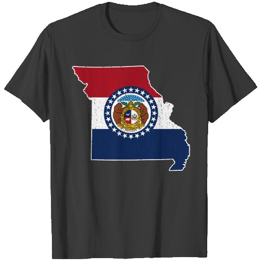 Missouri State Map T-shirt