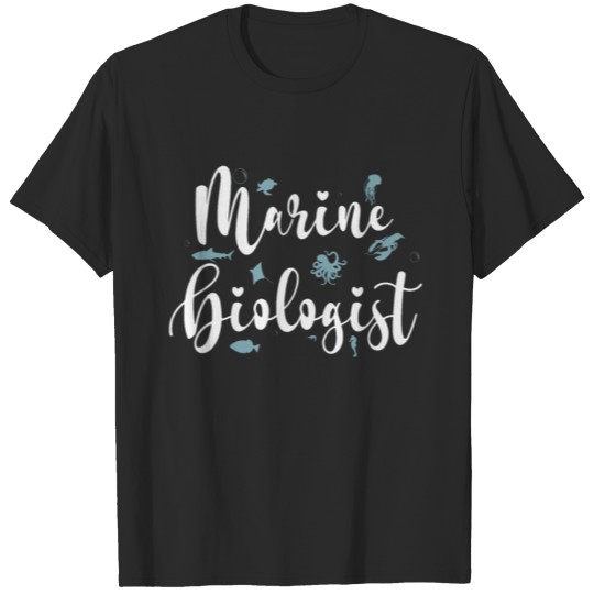 marine biologist marine biology student research T-shirt