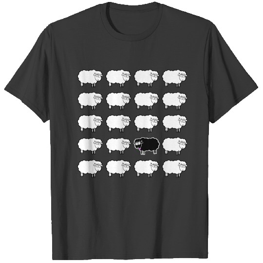 Cheeky Black Sheep - Poking Out Tongue T-shirt