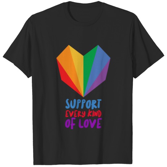 Discover Homosexuality LGBTQ Rainbow Heart Flag gay pride T-shirt