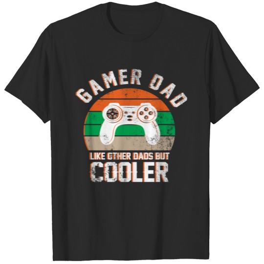 Discover Gamer Dad Gaming Daddy Nerd Game T-shirt