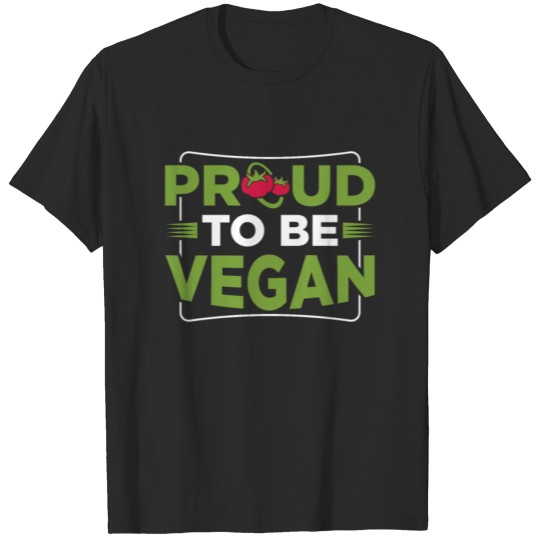 Discover Proud Vegan Veggie Vegetarian Saying Gift T-shirt