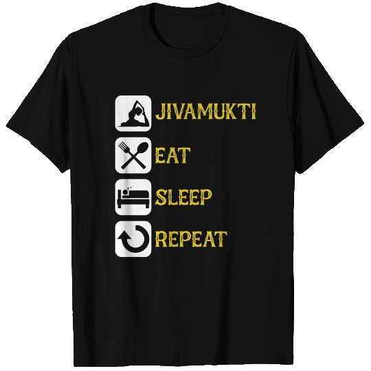 Jivamukti, Eat, Sleep, Repeat - Yoga T-shirt