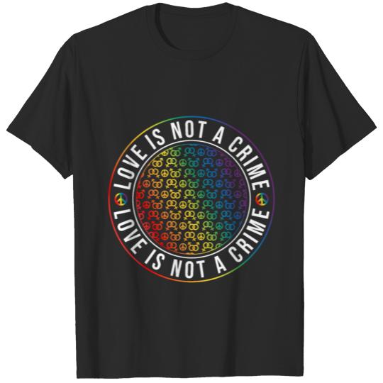 Discover LGBT No Crime T-shirt