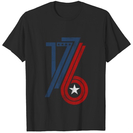 1776 Patriotic Vintage USA America 4th of July T-shirt