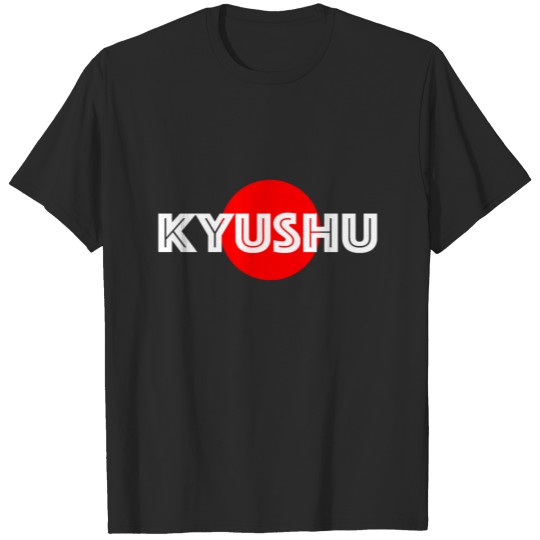 Kyushu Province Island in Japan Japanese Flagg T-shirt
