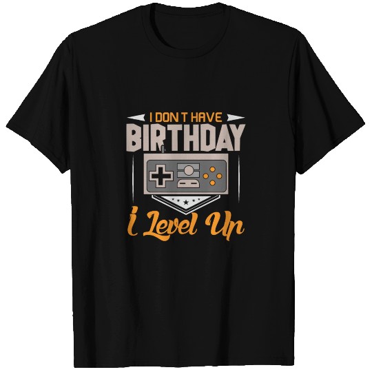 Controller Birthday Gamer Gaming Level UP T-shirt