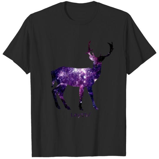 Discover Night Sky Deer T-shirt