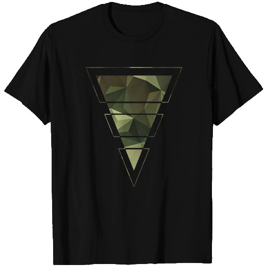 Camouflage triangle T-shirt